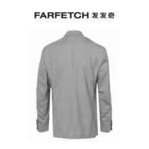 Lardini mens double-row buttoned wool suit suit FARFETCH hair chic