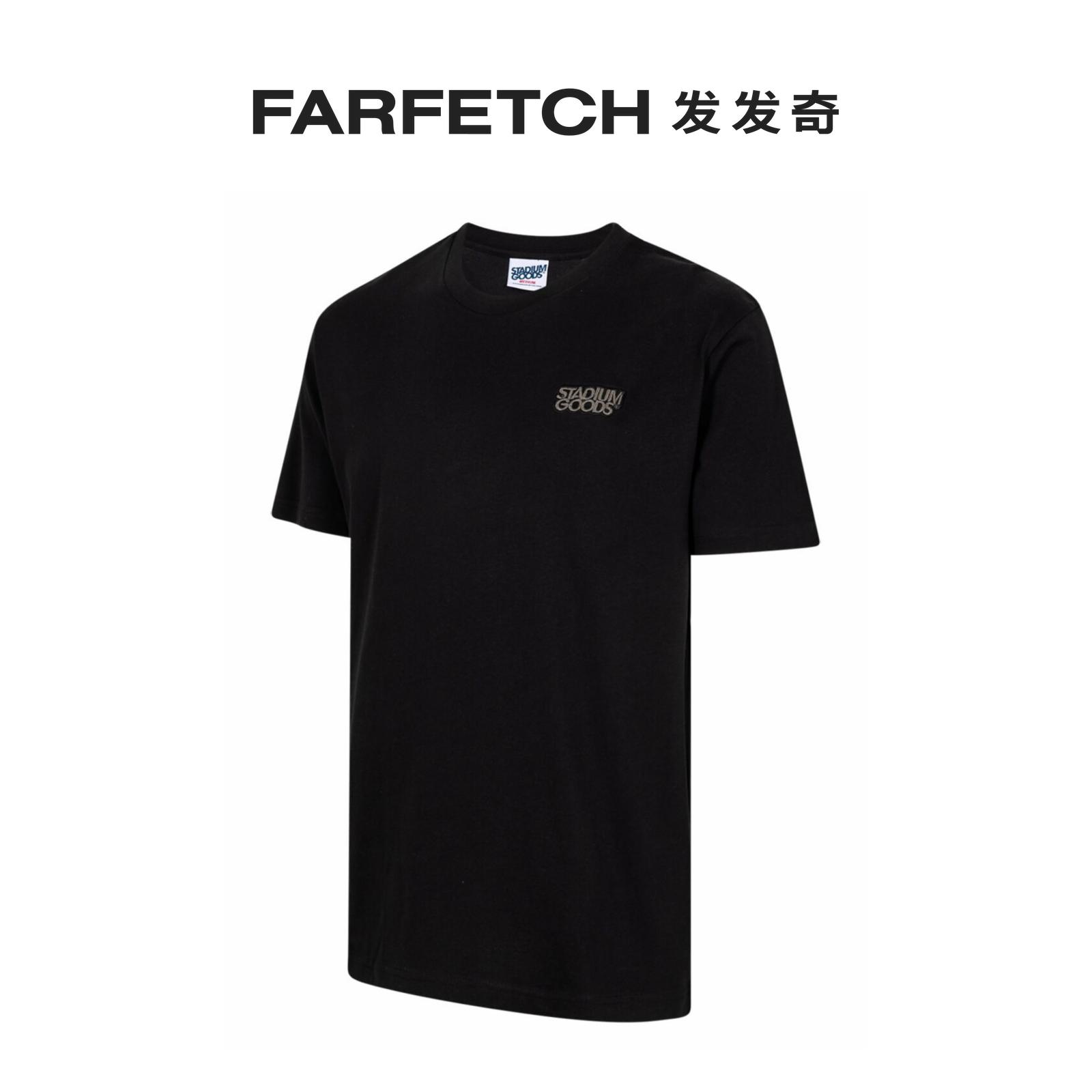 Stadium Goods男女通用Black Tonal 叠层logo T恤FARFETCH发发奇 - 图1