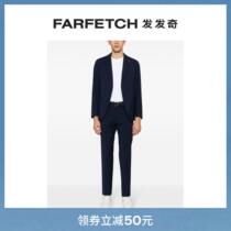 Tagliatore men logo stickup for first cut wool single row of buttoned suit FARFETCH Hair chic