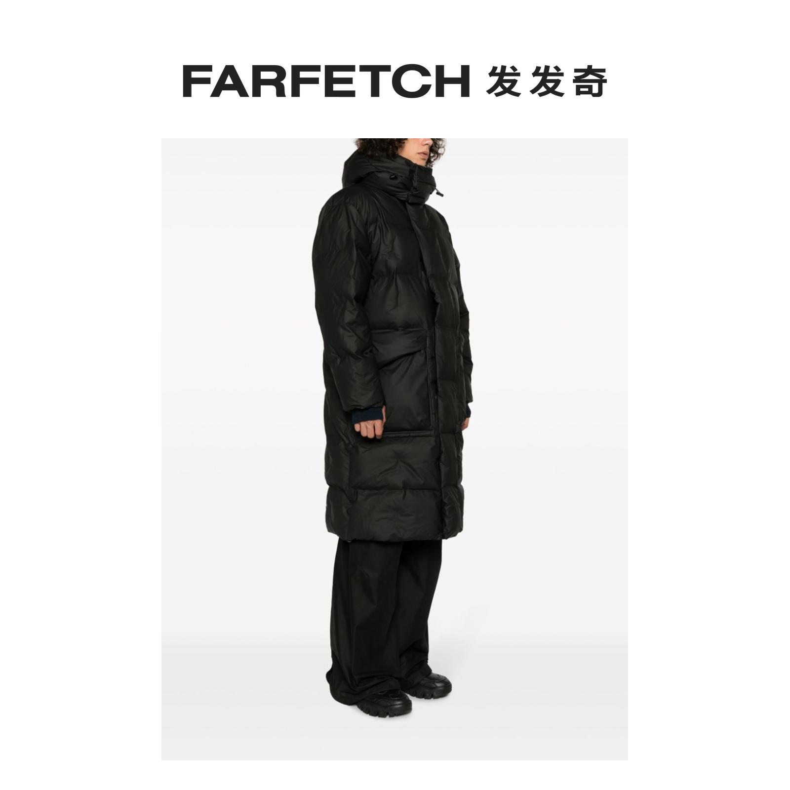 Rains女士Harbin 蓬松长款外套FARFETCH发发奇 - 图1