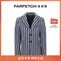 Moustache child dress striped single row of buttoned suit jacket FARFETCH Fat Chic