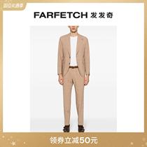 Tagliatore Mens Wales Prince of Wales Grey Single Row Buttoned Suit FARFETCH Hair Chic