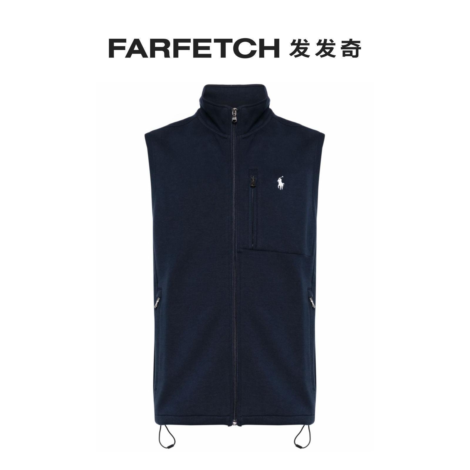 Polo Ralph Lauren男士logo刺绣平纹针织马甲FARFETCH发发奇