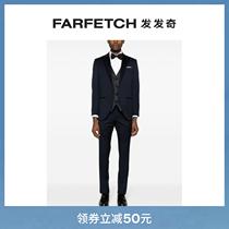 LUIGI BIANCHI MANTOVA Mens single row of buttoned wool suit FIARFECH hair chic