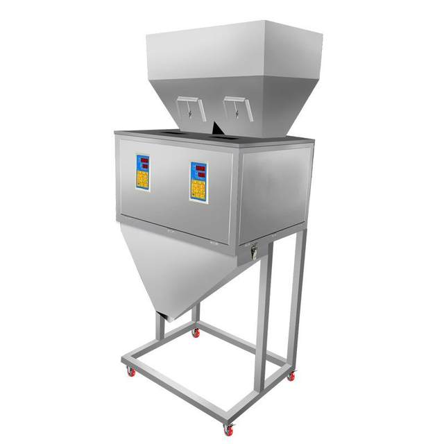 Multi-head quantitative powder granules partition machine Grains, grains, dried fruits, medicinal materials, hardware and tea leaves are simultaneously or taken turns to be discharged