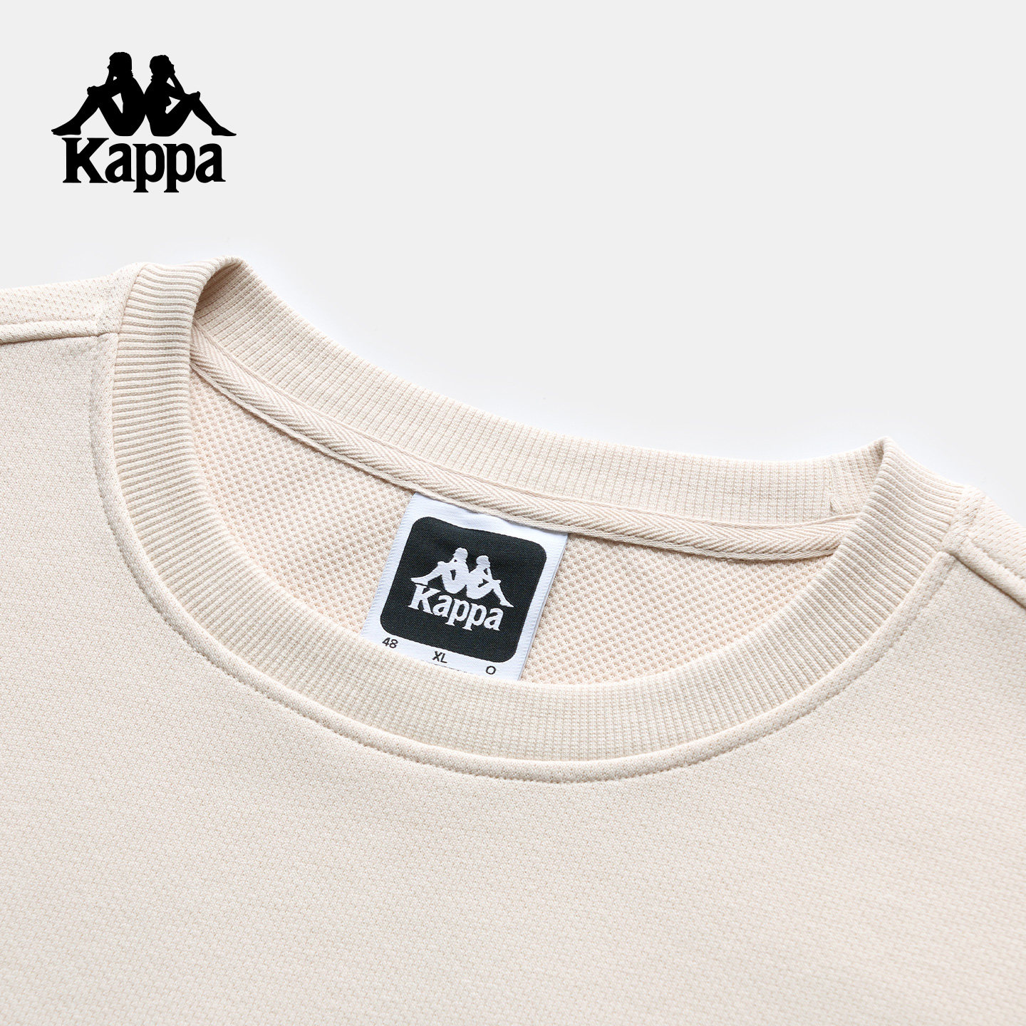 Kappa卡帕男装2025冬季新款休闲宽松百搭圆领针织套头衫K0F72WT70,淘宝优惠券,粉丝福利购,淘宝优惠卷