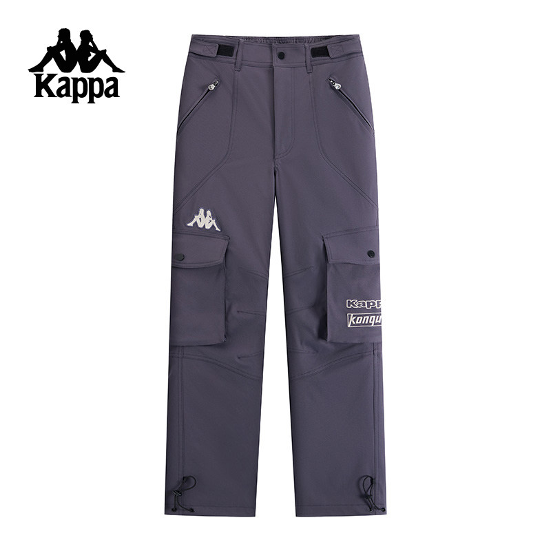 Kappa卡帕背靠背新款防泼水防油污户外运动长裤工装裤女休闲裤男,淘宝优惠券,粉丝福利购,淘宝优惠卷