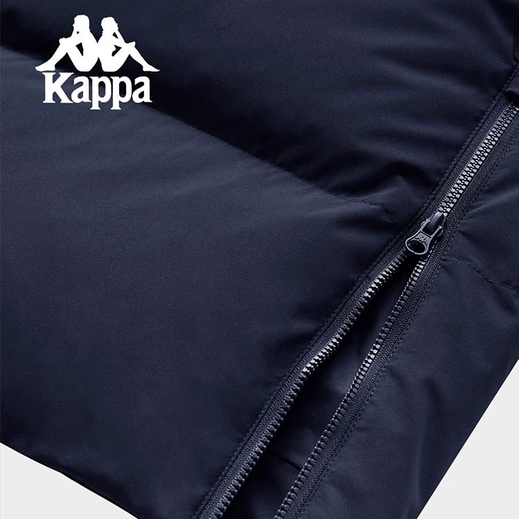 Kappa卡帕女装2025冬季新款时尚百搭保暖长款连帽羽绒服K0F82YY45 - 图1