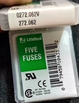 0272 0272 062V 125V 62ma 5 97 * 7 37mm disposable fuses fuse fuse