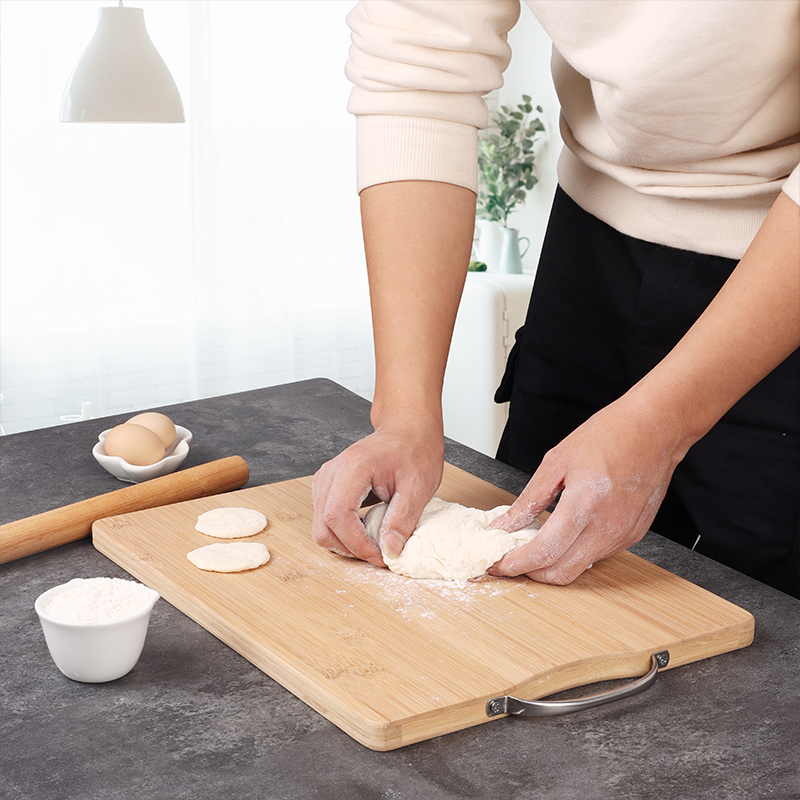 中式菜板抗菌防霉家用竹菜板切菜板案板厨房面板水果板擀面板砧板-图2