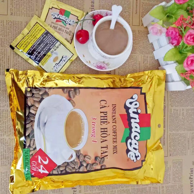 越南原装进口特浓威拿咖啡480g三合一速溶咖啡粉提神正品24袋装 - 图2