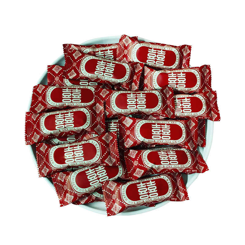 双喜字欢喜花生牛轧糖软糖网红高颜值订婚结婚喜糖散装婚礼零食,淘宝优惠券,粉丝福利购,淘宝优惠卷