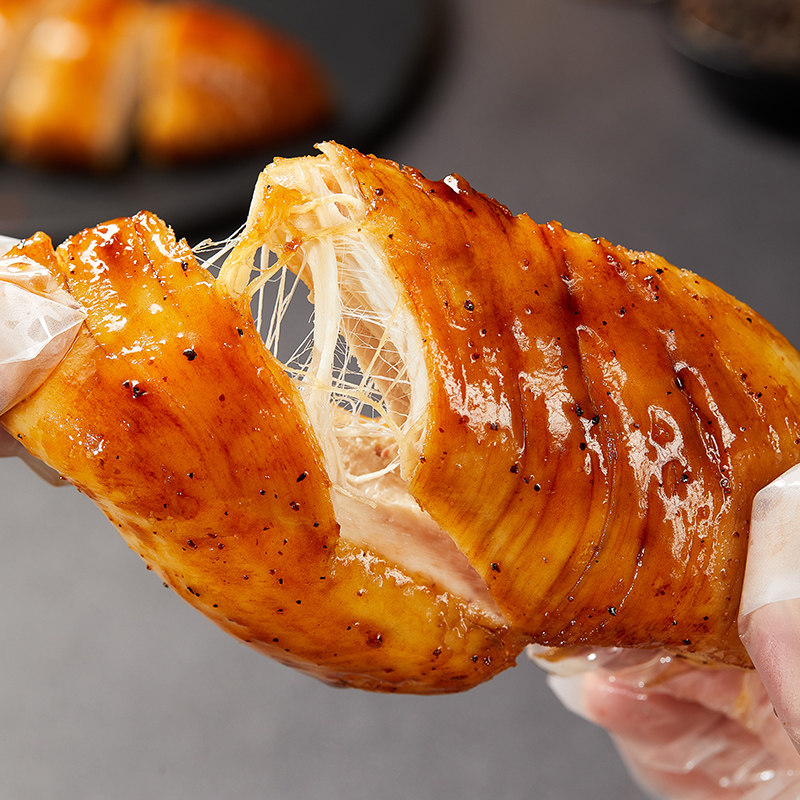 鸡胸肉健身代餐即食减低脂肪主食 七街八巷小石头鸡胸