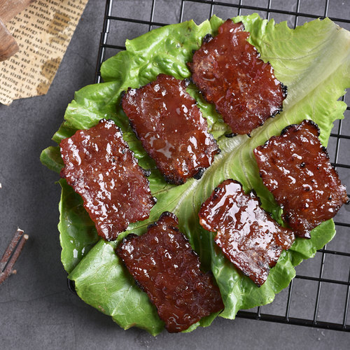 美珍香猪肉脯肉干迷你休闲烧烤猪肉200g*1办公室早餐解饿小吃零食 - 图2