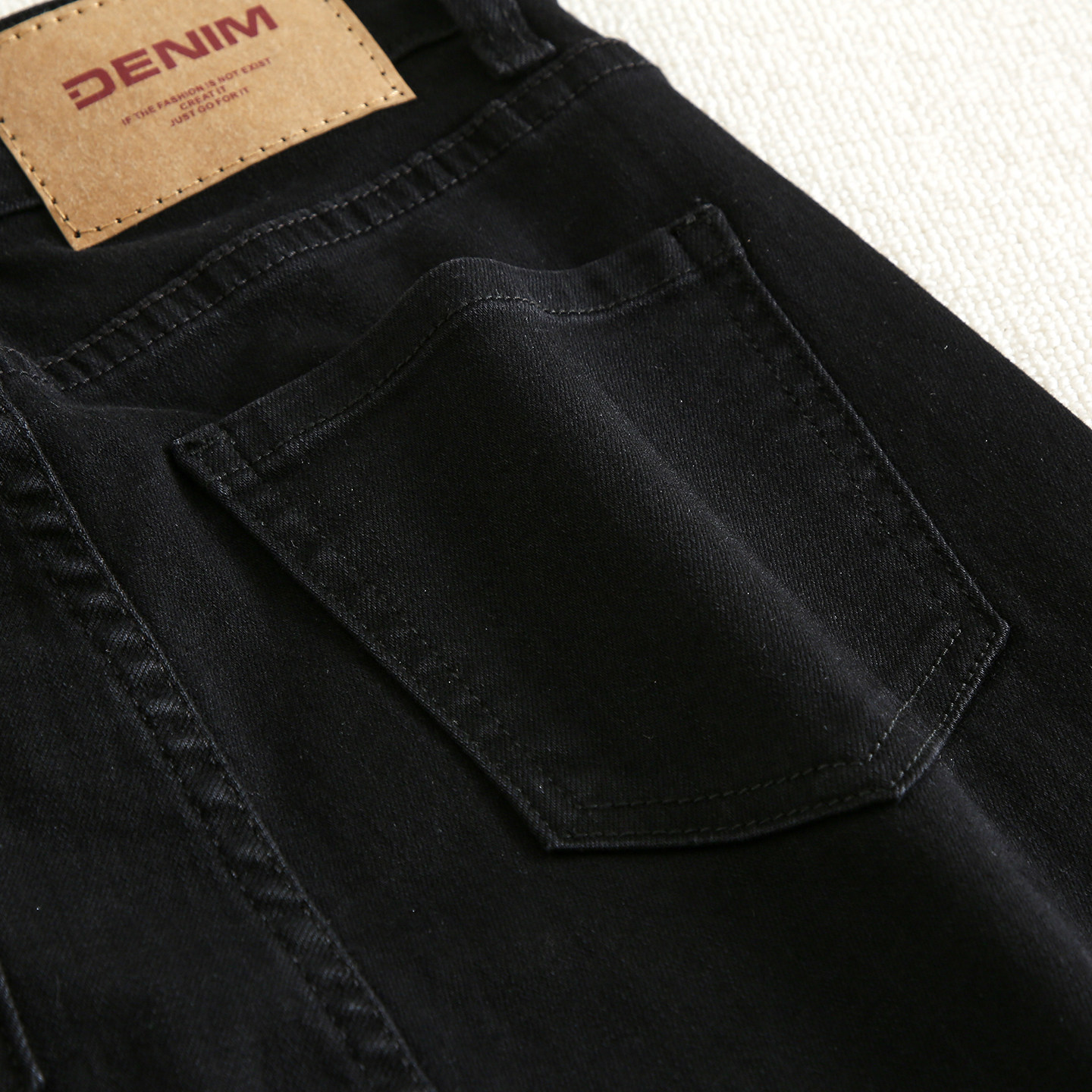 拉夏贝尔黑色小脚牛仔裤女2025秋冬加绒高腰修身显瘦紧身铅笔裤子,淘宝优惠券,粉丝福利购,淘宝优惠卷