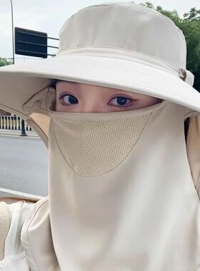 New Simple Japanese Style Sun Hat with Large Brim UV Protect