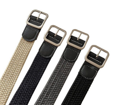 Children's punch-free belt for boys and girls denim