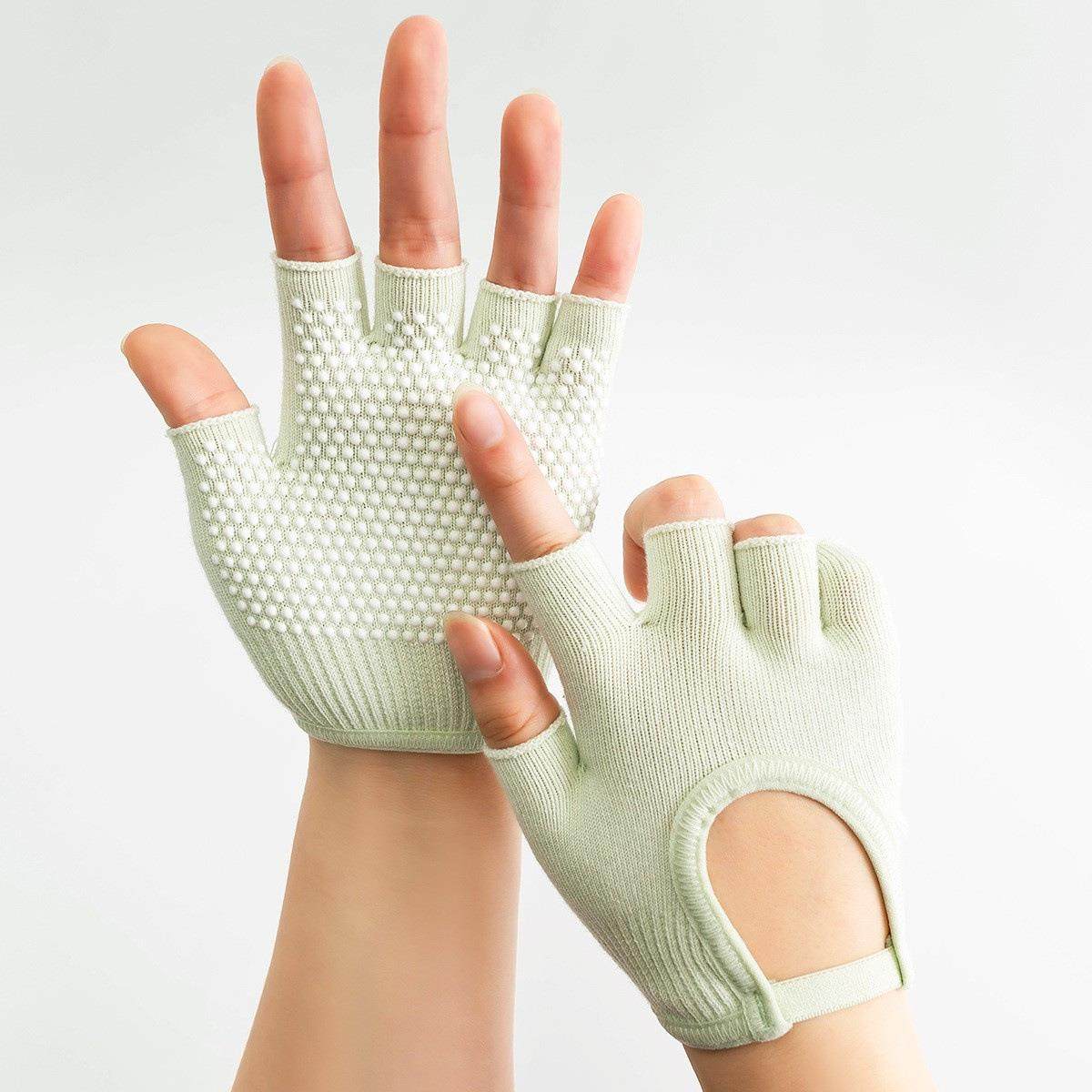 半指手套新品五指瑜伽普拉提防滑骑行登山垂钓提壶哑铃羽毛球手套,淘宝优惠券,粉丝福利购,淘宝优惠卷