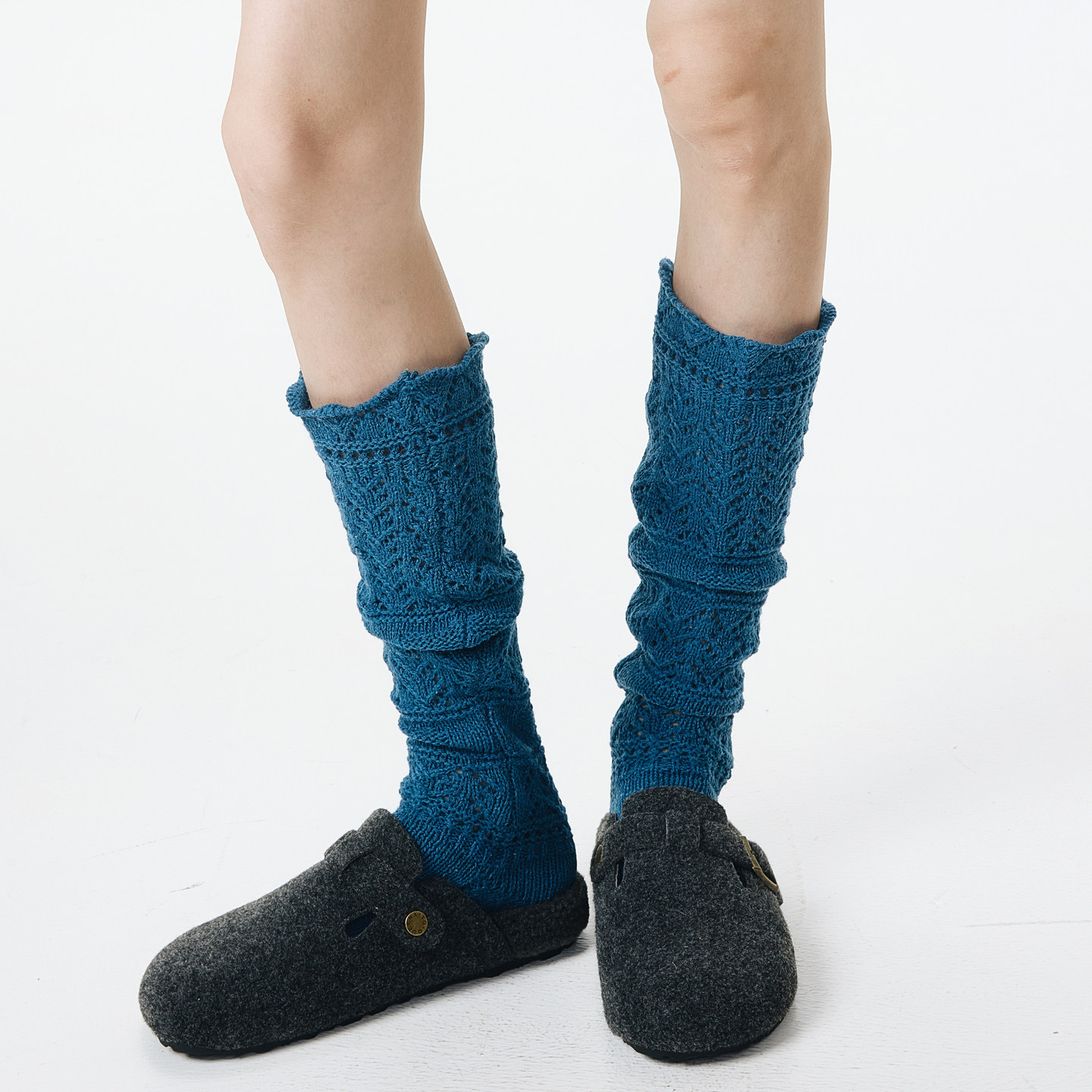 堆堆袜子女秋冬季保暖复古浮雕小腿袜针织镂空jk花边长筒袜春秋款,淘宝优惠券,粉丝福利购,淘宝优惠卷