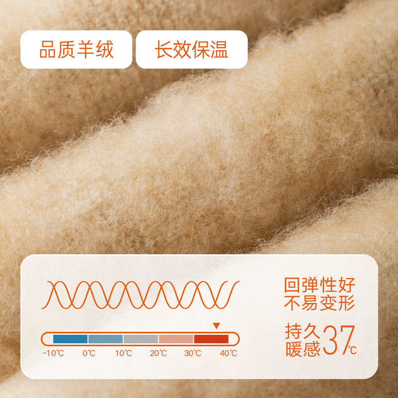 羊毛过膝袜子女秋冬季护膝盖毛圈大腿袜加绒加厚保暖长筒袜套黑白,淘宝优惠券,粉丝福利购,淘宝优惠卷