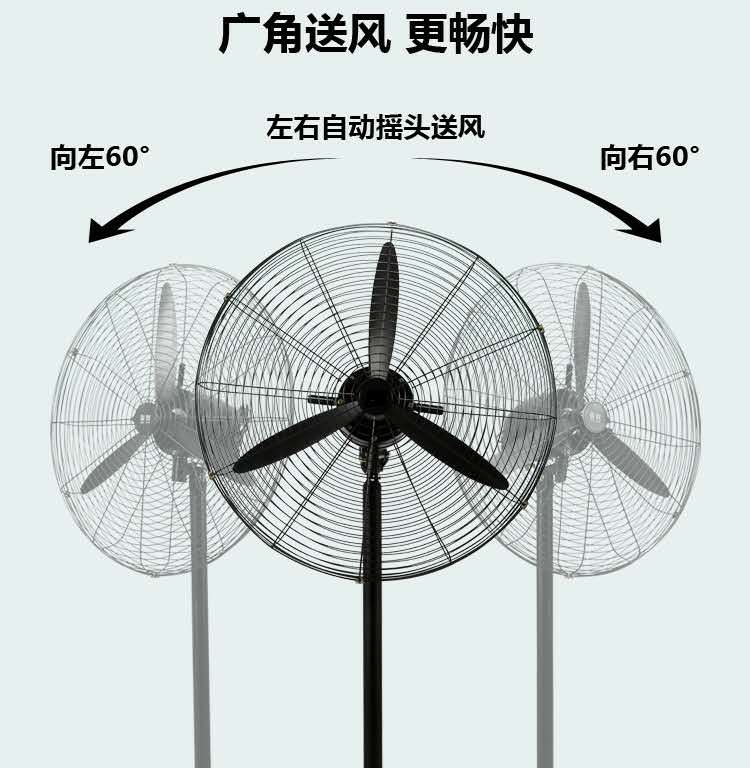 欧卡洛强力落地扇大功率商用挂壁扇 欧卡洛电风扇