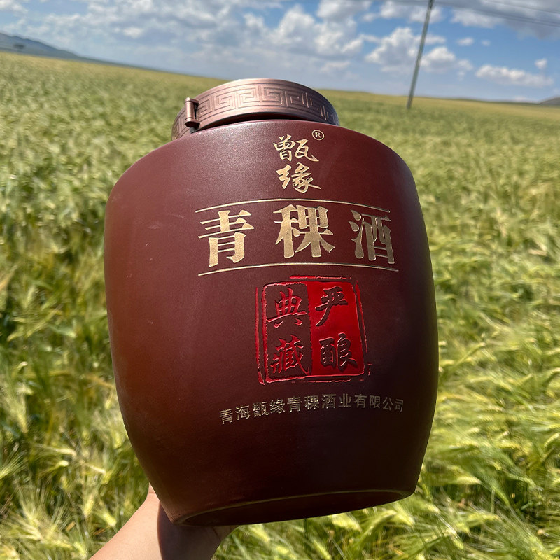 青稞酒青海纯粮食原浆白酒大坛装窖藏封坛高度散装老酒泡酒专用酒_虎窝淘
