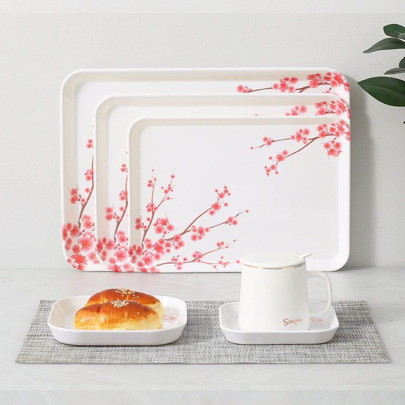 茶盘托盘客厅杯子茶杯家用长方形放水杯北欧商用水果盘创意塑料,淘宝优惠券,粉丝福利购,淘宝优惠卷