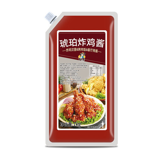 魅荣琥珀炸鸡酱 韩式炸鸡酱 韩国炸鸡店甜辣酱商用蘸酱琥珀炸鸡酱 - 图3