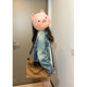 Thin denim jacket for women in spring and autumn new American high street