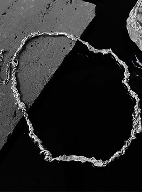 毒液之吻不规则甜酷锁骨链项链