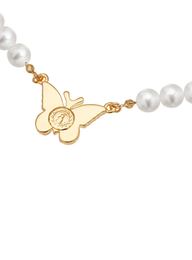 STUGAZI绿松石金蝴蝶三连星项链