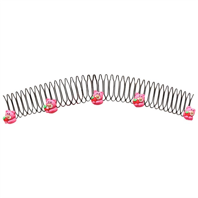 Invisible hair comb clip for little girls to organize broken hair