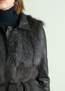 音儿商场同款冬季轻薄冬女士皮草狐狸毛马甲8C62509420