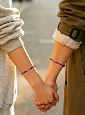 【生日礼物】APM Monaco蛇年情侣红绳尼龙本命年转运招财手链女