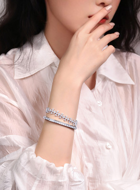 apm MONACO小花朵蕾丝手链气质轻奢小众设计高级百搭送女友礼物