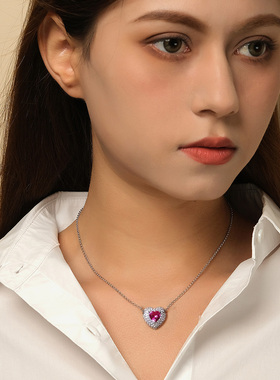 apmmonaco时尚爱心可调节项链