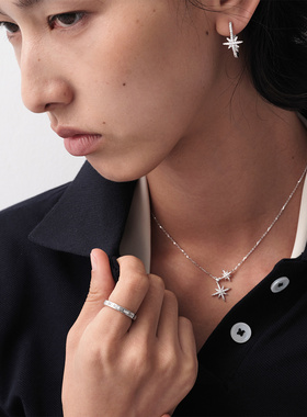 六芒星圣诞礼物apmMONACO纯银女