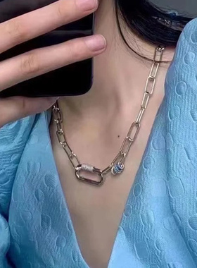 APM Monaco 爱之锁链情侣项链嘻哈项链锁骨链情侣礼物 AC5093M