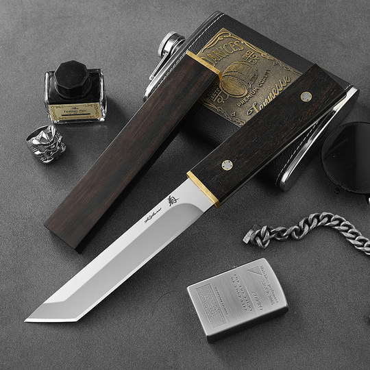 M390钢菊田水果刀便携防身户外刀野营钓鱼刀收藏把玩锋利厨房刀具