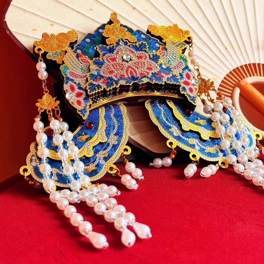 南京博物馆文创凤冠冰箱贴明孝陵朱元璋马皇后文创礼物旅游纪念品