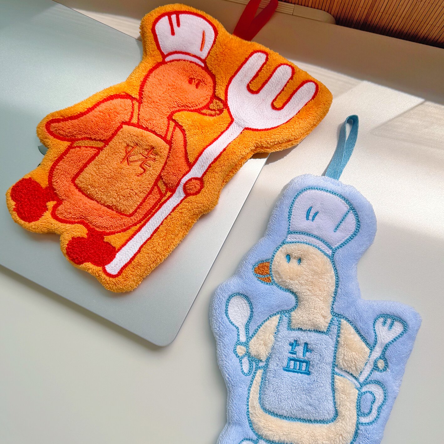 南京博物馆文创南京美食盐水鸭烤鸭擦手巾餐桌厨房吸水加厚创意礼