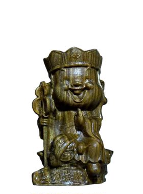 绿檀木西游记师徒四人实木创意摆件玩具送礼桌面装饰工艺品猪八戒