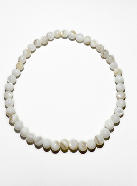 素珠串珠弹力手链时尚简约素水晶手串高级串闺蜜清新手链配饰新品