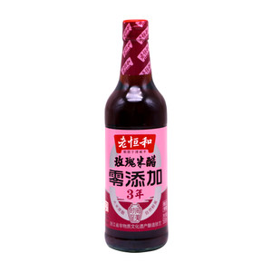 老恒和玫瑰米醋三年陈酿500ml 零添加食醋炒菜泡菜凉拌点蘸饺子醋