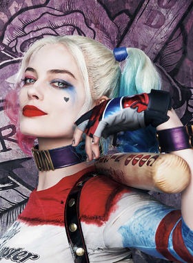 小丑女哈莉·奎茵Joker哥谭市蝙蝠侠DC黑暗骑士Batman装饰画