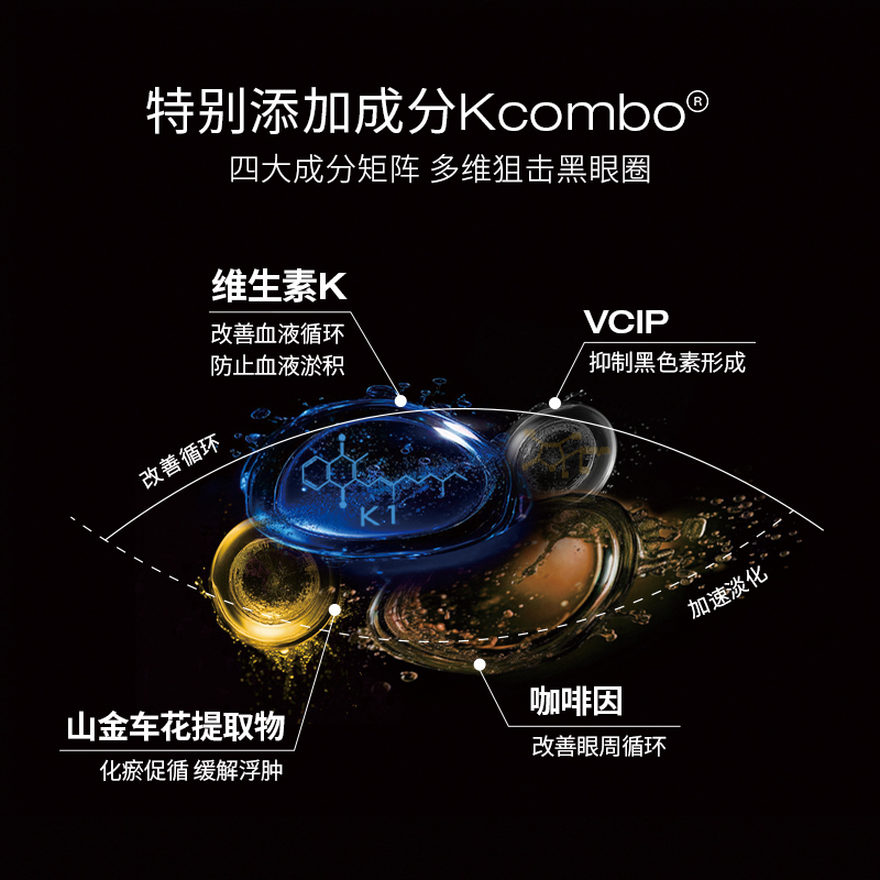 【新年礼物】DS德玛森氏维K眼霜淡黑眼圈淡纹提亮抗皱紧致礼盒