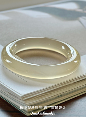 香槟金天然玉手镯女款冰种金丝玉