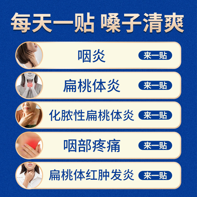 祖医堂咽扁康扁桃体冷敷贴辅助治疗 祖医堂施美达膏药贴（器械）