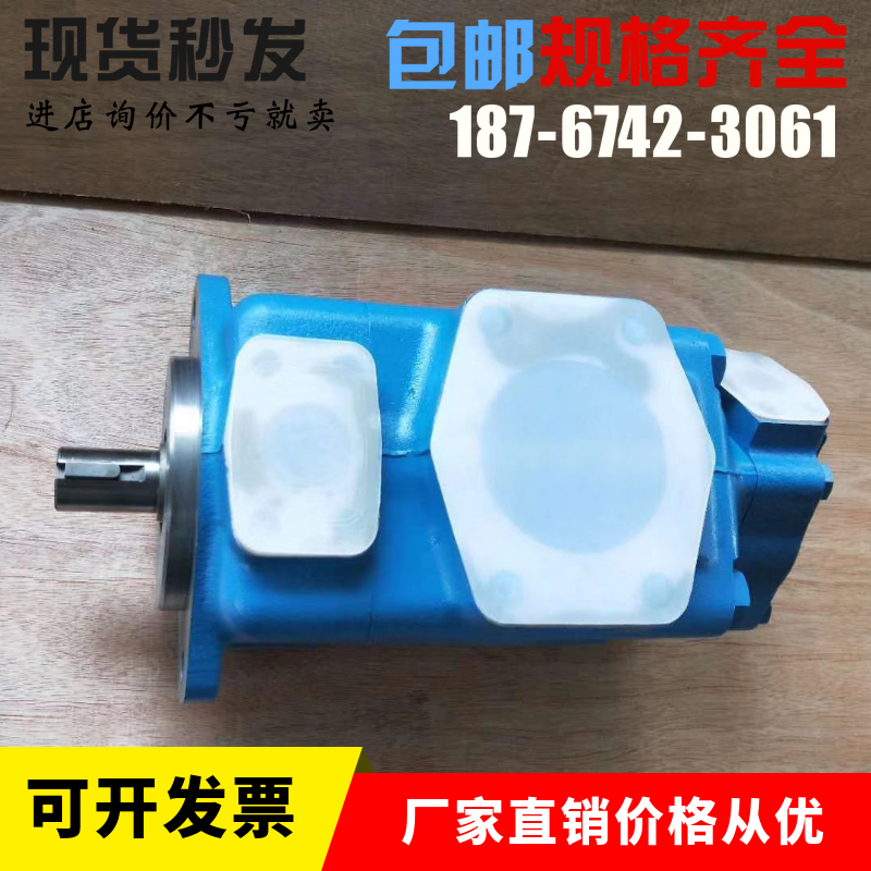 美国VICKERS威格士叶片泵V10-1B2B-1B-20塑机油泵V10-1B2B-1C-20 - 图3