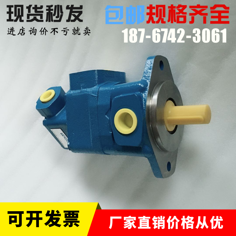 美国VICKERS威格士叶片泵V10-1B2B-1B-20塑机油泵V10-1B2B-1C-20 - 图2